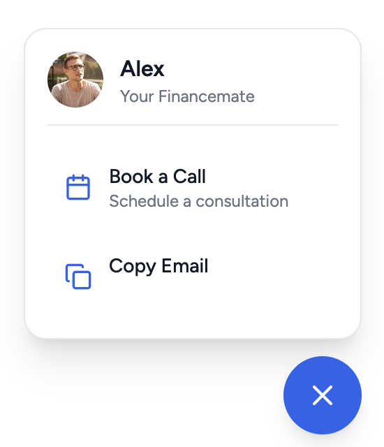 Benefit from human experts - Financemate Expert Call Booking